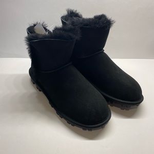 Women’s Kirkland Signature Shearling Short Boots Black